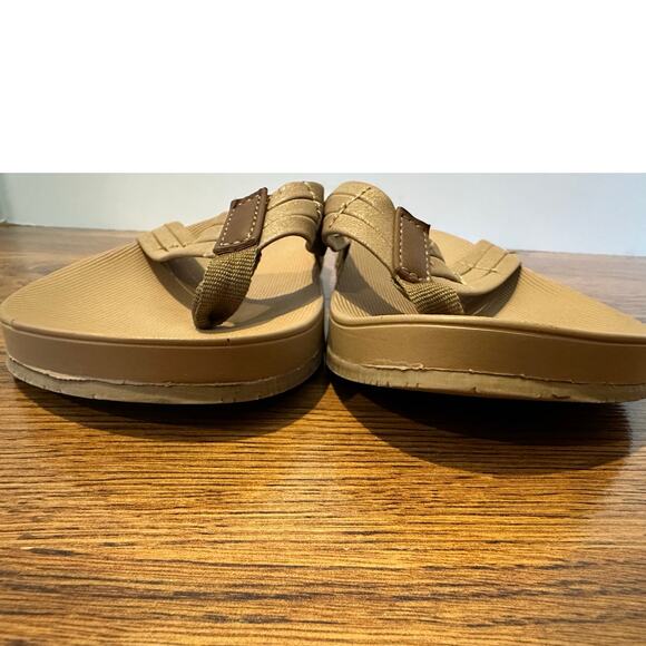 O'Rageous Cushion Flip Flops – Beige | Women’s Size 9 Summer Staple Shoe - Picture 4 of 9